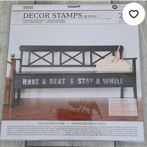 IOD/Prima 1st Generation 2017 Alpha I Decor Stamp